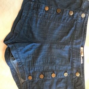 Juicy Couture Sailor Style Jean Shorts